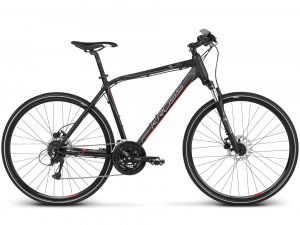 Rower męski Kross Evado 5.0 czarno-czerwony