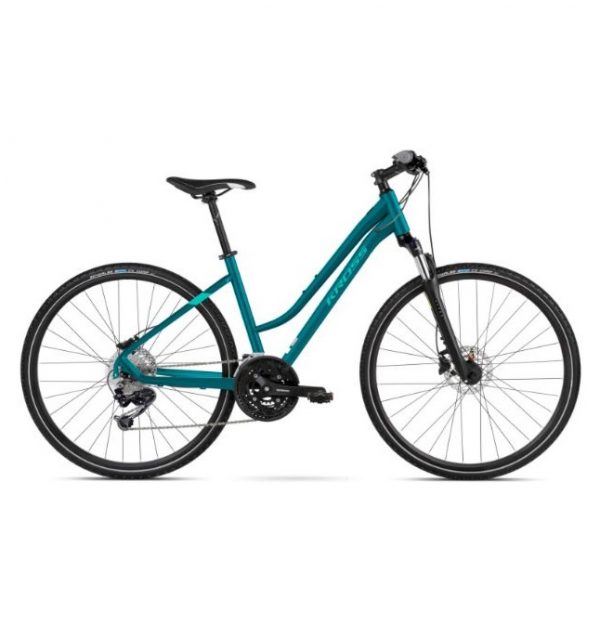 Kross rower Evado 5.0 damski turkusowo-zielony 2022