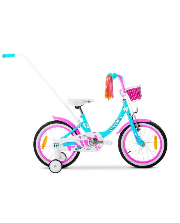 Tabou Rower Mini ALU 14 niebiesko-różowy 2022